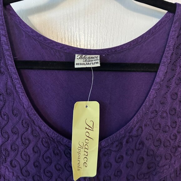 NWT Purple Summer Sleeveless Dress - Picture 2 of 16